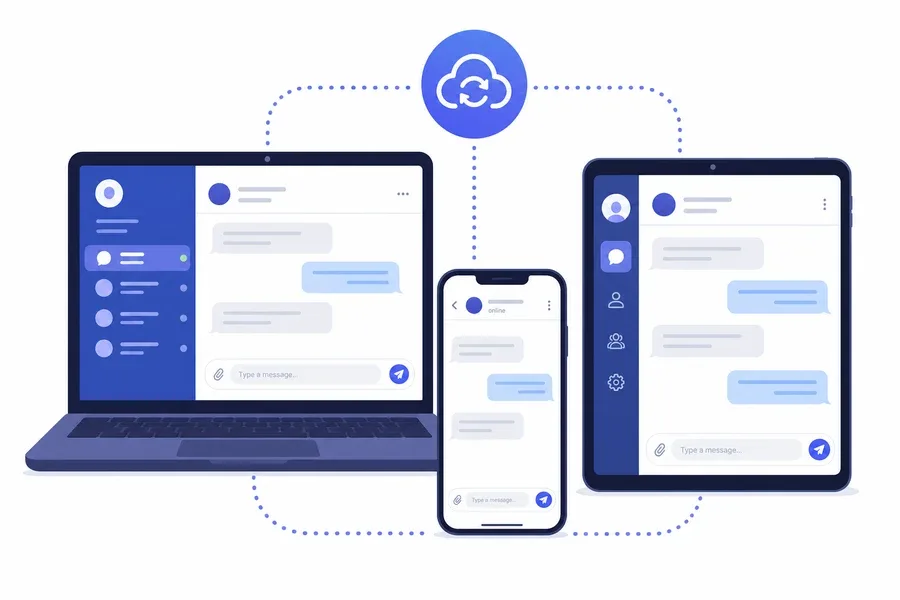 Telegram cloud illimitato in italiano su multi dispositivo