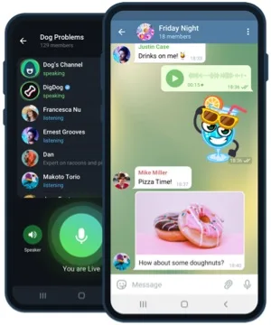 Telegram Android su smartphone e tablet in italiano