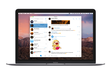 Telegram per macOS bot canali e sticker in italiano