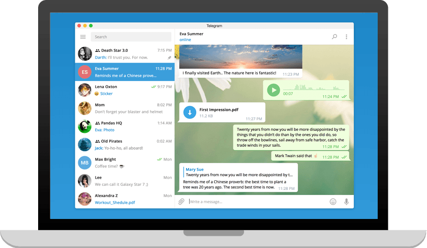 Telegram Desktop per Windows 10 e 11 in italiano