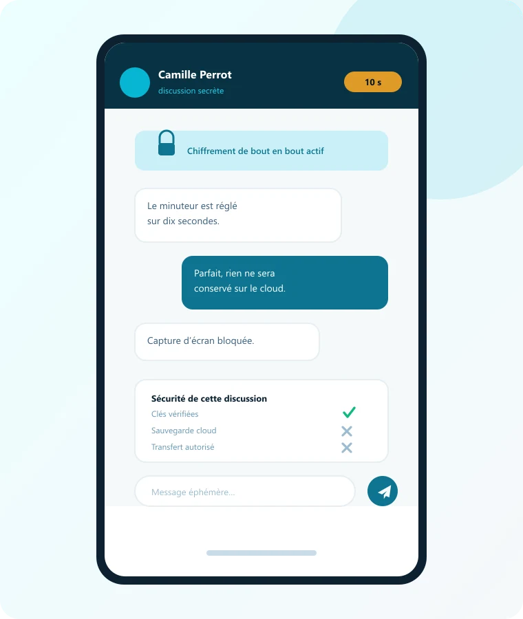 Telegram Chat Segrete end-to-end con PFS in italiano