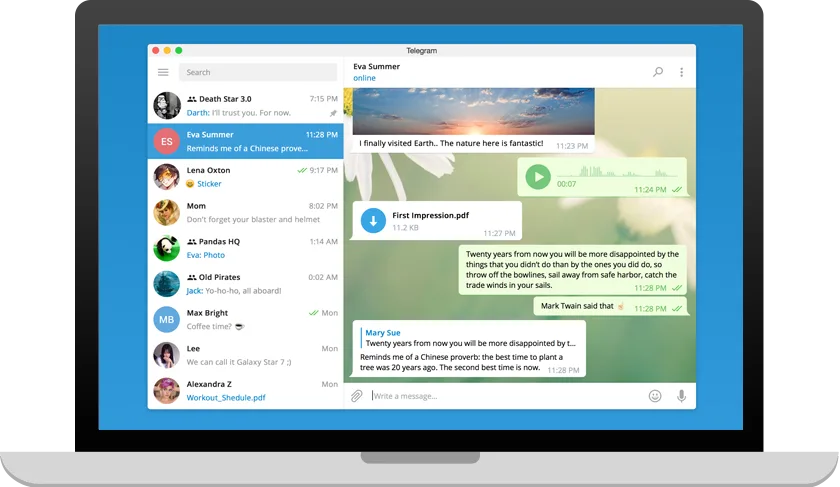 Telegram Desktop su Windows in italiano