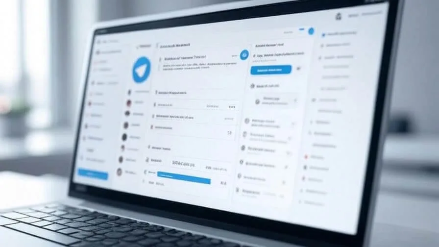 Telegram Desktop su portatile in italiano